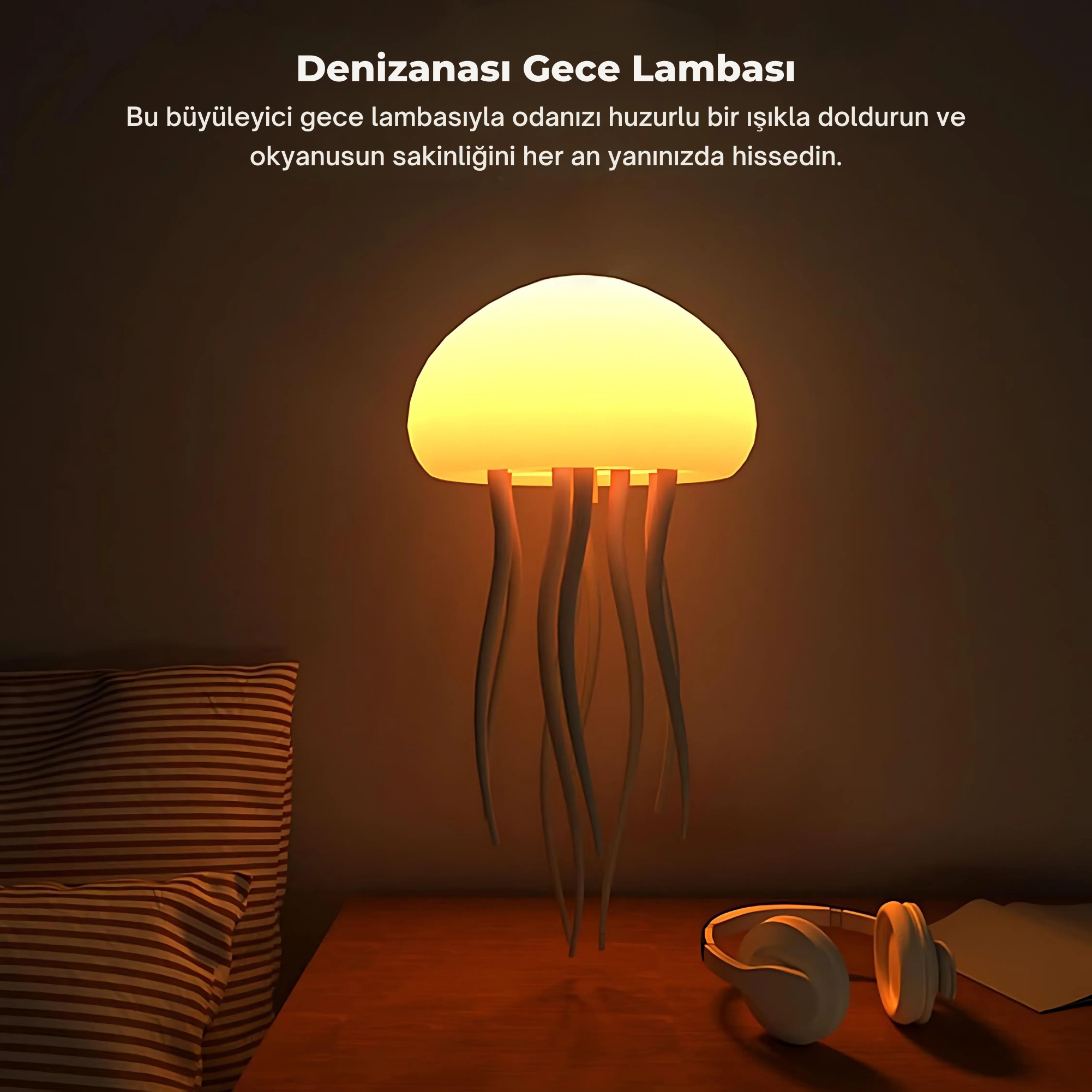 Denizanası Gece Lambası